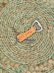 Llaveros abridores personalizados, regalo útil para amigos invisibles