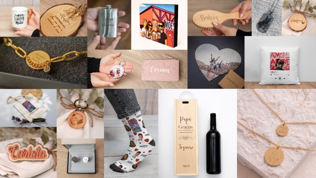 Distintos tipos de regalos personalizados mas vendidos en España